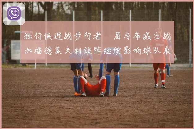 独行侠迎战步行者濃眉与布威出战加福德莱夫利缺阵继续影响球队表现